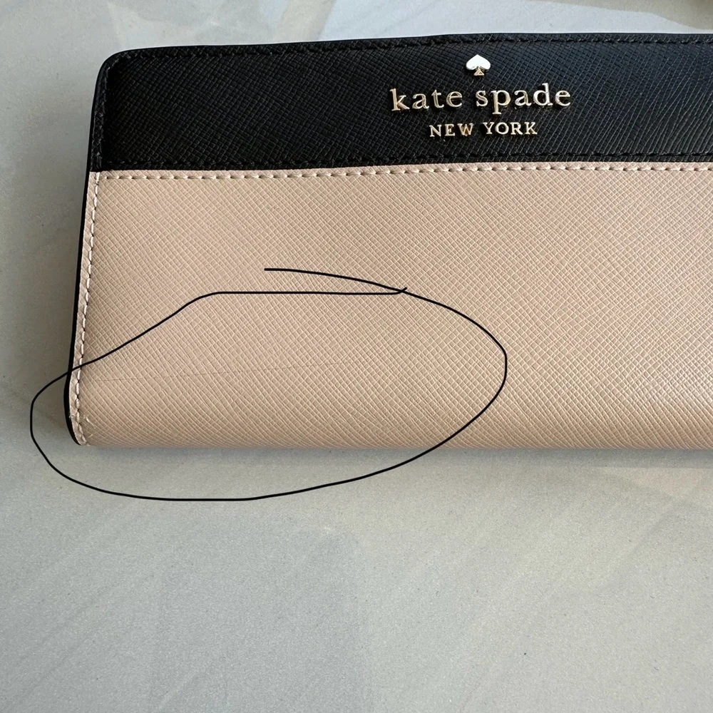 Kate Spade Large Stacy Slim Bifold‎ Wallet nwot - Picture 5 of 6